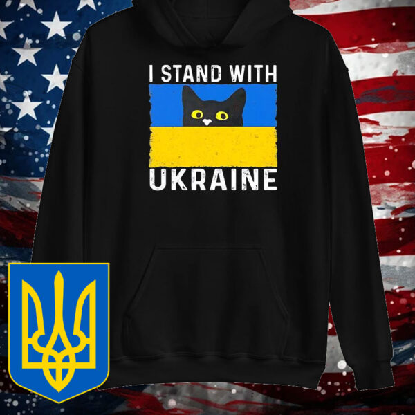 Cat I stand with Ukraine T-Shirt