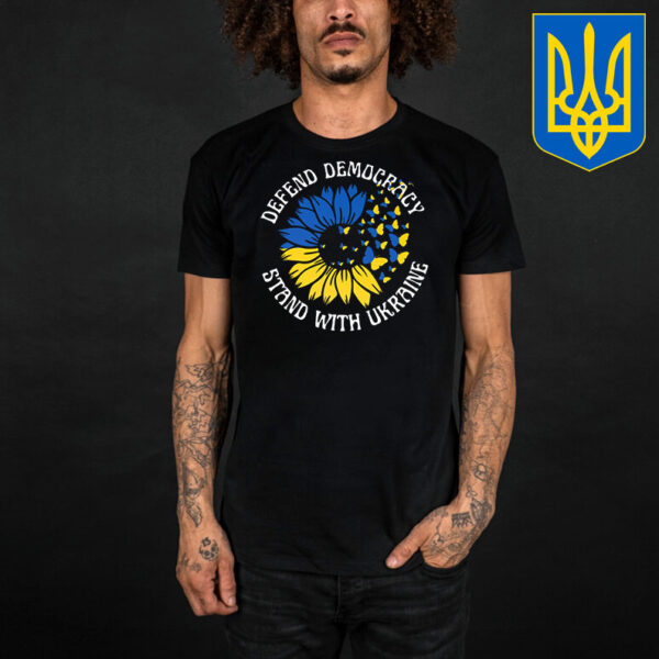 Defend Democracy F*ck Trump, Stand with Ukraine T-Shirt