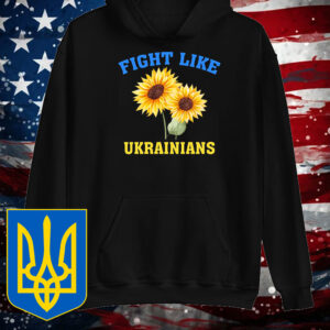 Flower Fight Like Ukrainians T-Shirt