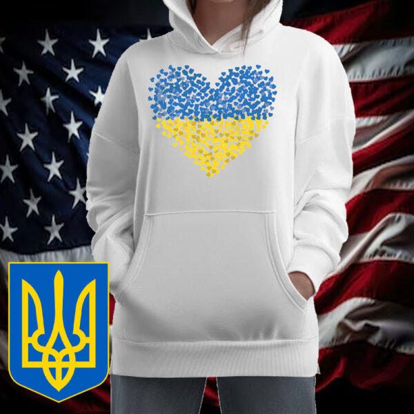 Heart Ukraine Flag T-Shirt