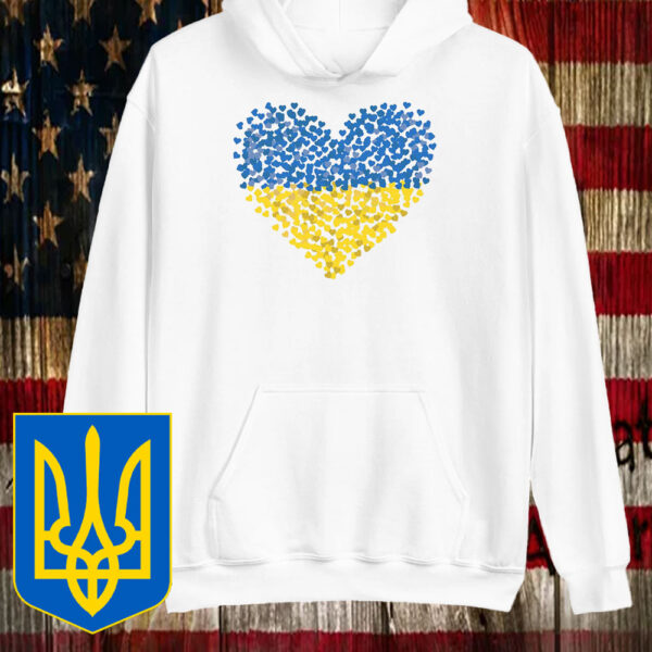 Heart Ukraine Flag T-Shirt