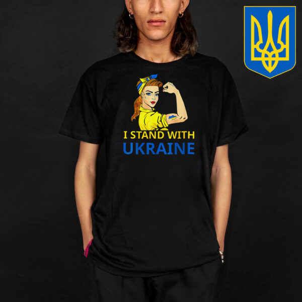 I Stand With Ukraine Dove Peace Pro Ukraine Women’s T-Shirt