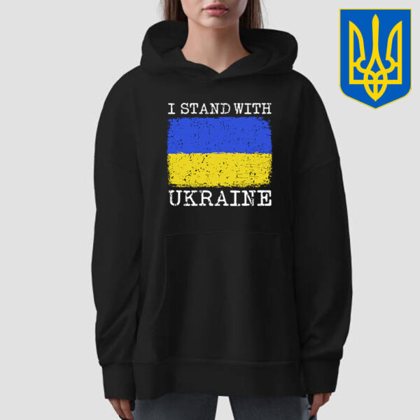 I Stand With Ukraine Flag T-Shirt