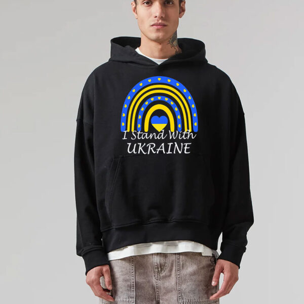 I Stand With Ukraine, Rainbow Save Ukraine Hot T-Shirt