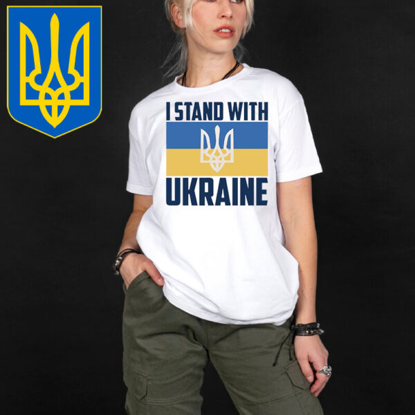 I Stand With Ukraine T-Shirt, Anti Trump