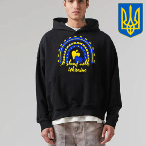 I Stand With Ukraine Vintage Rainbow Save Ukraine T-Shirt