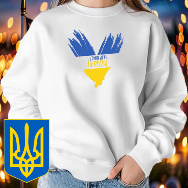 I Stand with Ukraine, Gift for Ukrainians T-Shirt