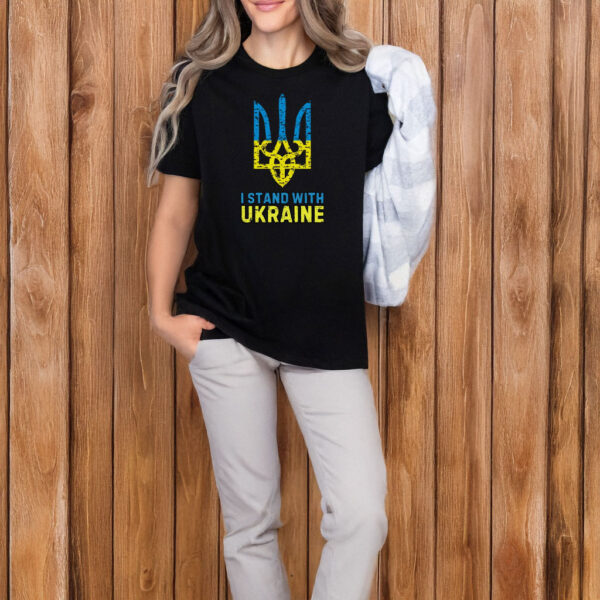 I Stand with Ukraine Trident T-Shirt