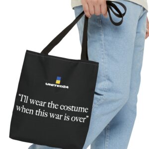 I'll Wear The Costume When This Was Is Over Tote Bag