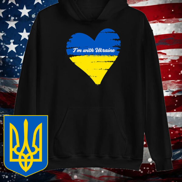 I’m With Ukraine Stand For Democracy I Stand With Ukraine T-Shirt