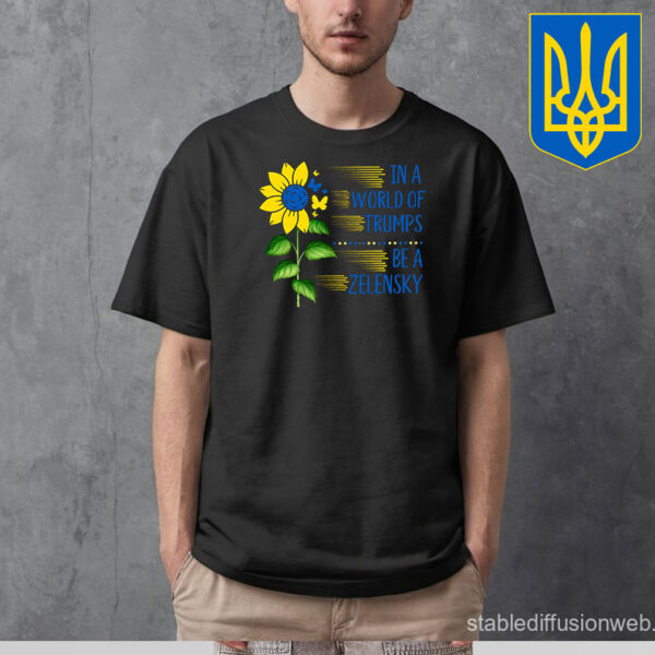 In A World Of Trump's Be A Zelensky T-Shirt