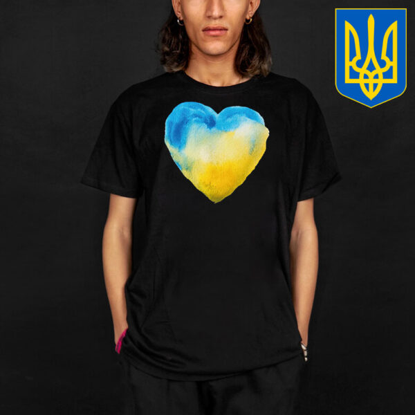 Love Ukrainian Flag T-Shirt