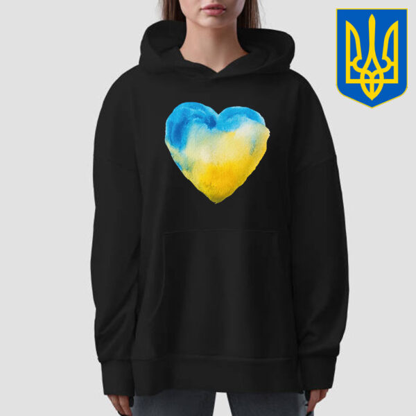 Love Ukrainian Flag T-Shirt