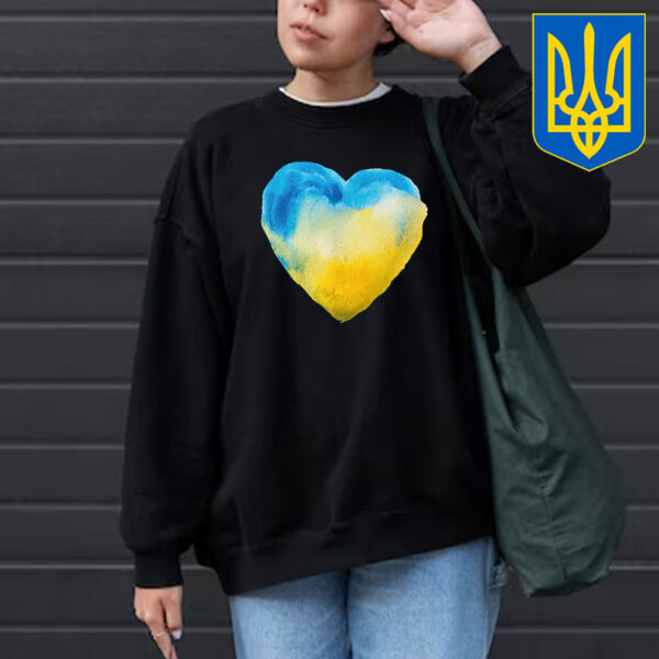 Love Ukrainian Flag T-Shirt