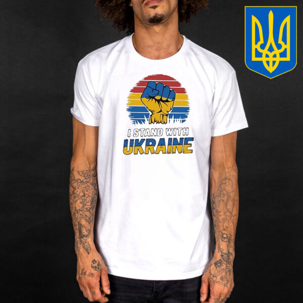 Official I Stand With Ukraine Free Ukrainian T-Shirt