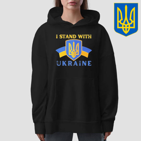 Original I Stand With Ukraine Volodymyr Zelensky Anti Trump T-Shirt