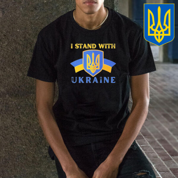 Original I Stand With Ukraine Volodymyr Zelensky Anti Trump T-Shirt