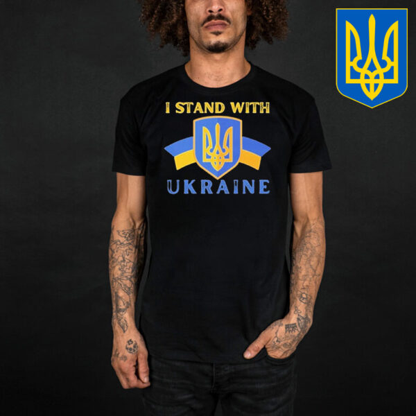 Original I Stand With Ukraine Volodymyr Zelensky Anti Trump T-Shirt