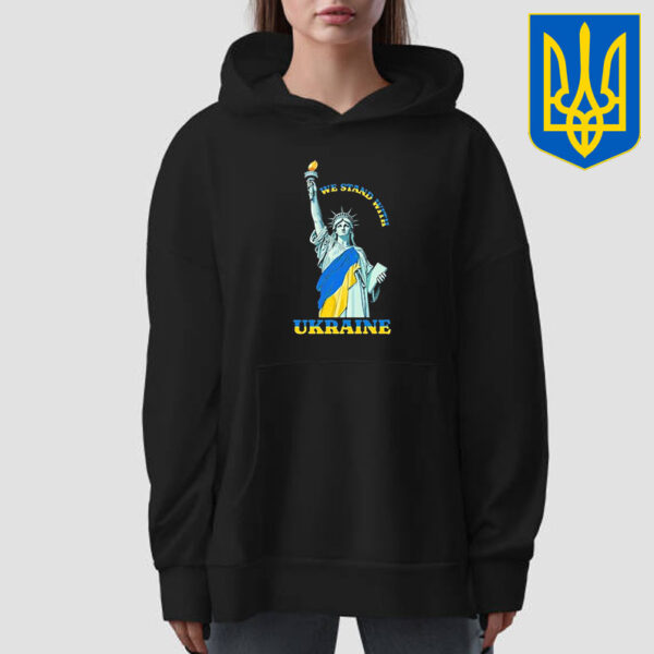 Original Statue of Liberty We Stand With Ukraine T-Shirt