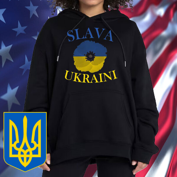 Slava Ukraini Flower T-Shirt