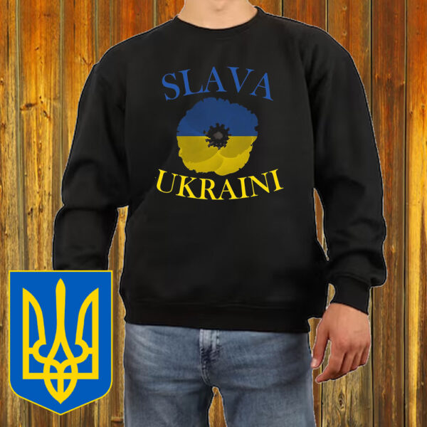 Slava Ukraini Flower T-Shirt