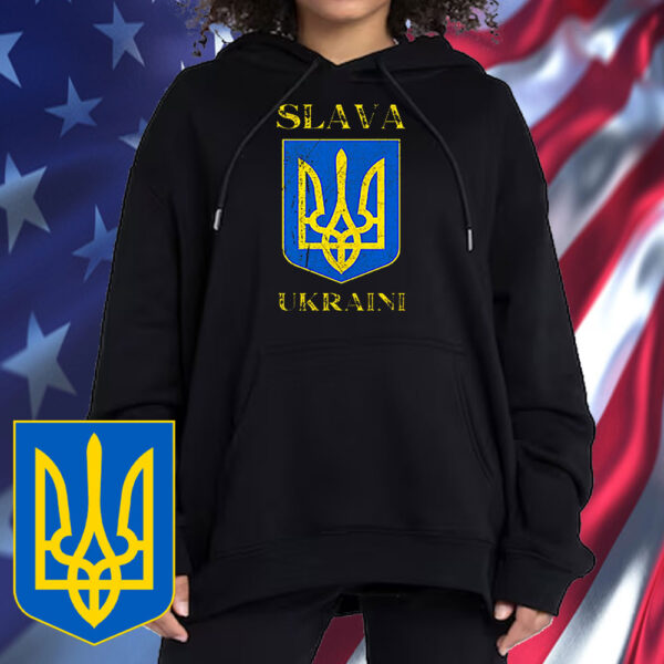 Slava Ukraini Glory To Ukraine I Stand With Ukraine T-Shirt