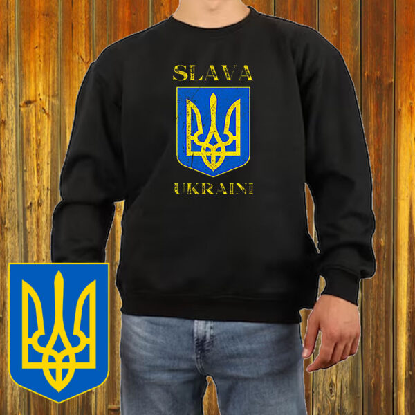 Slava Ukraini Glory To Ukraine I Stand With Ukraine T-Shirt