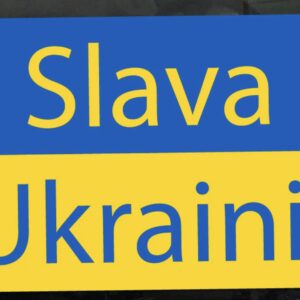 Slava Ukraini! Ukrainian Flag Sticker, Decal for Cars