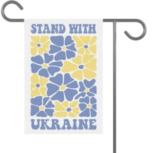 Stand With Ukraine 2025 Flag