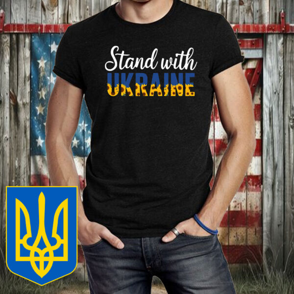 Stand With Ukraine Ukrainian Flower Sunflower T-Shirt