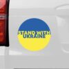 Stand With Ukraine car magnet
