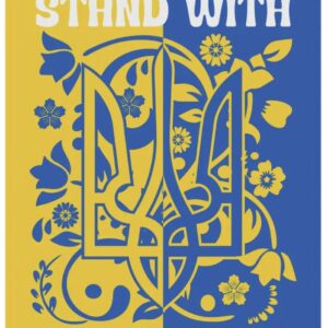 Stand with Ukraine Garden Flag, Ukraine House Yard Banner