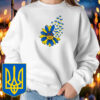 Sunflower Peace Heart Love I Stand With Ukraine T-Shirt