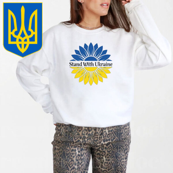 Sunflower Stand With Ukraine T-Shirts