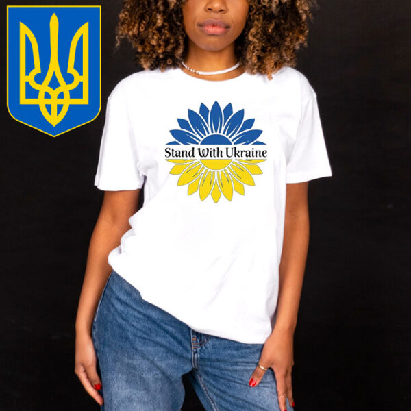 Sunflower Stand With Ukraine T-Shirts