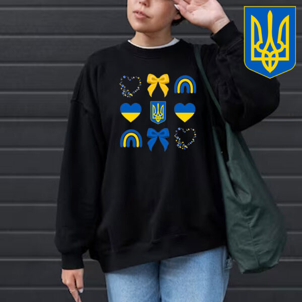 Support Ukraine Bow T-Shirt