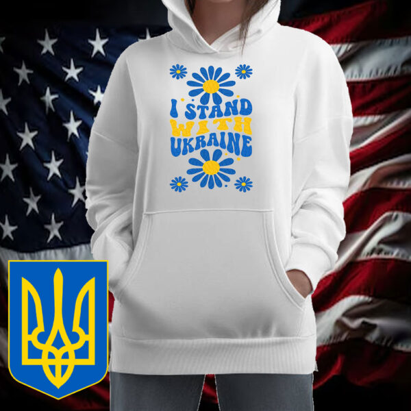 Support Ukraine, I Stand With Ukraine Flag T-Shirt