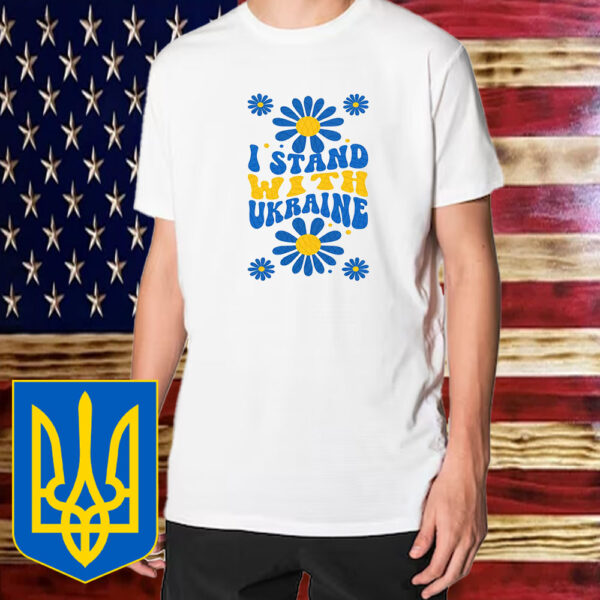 Support Ukraine, I Stand With Ukraine Flag T-Shirt