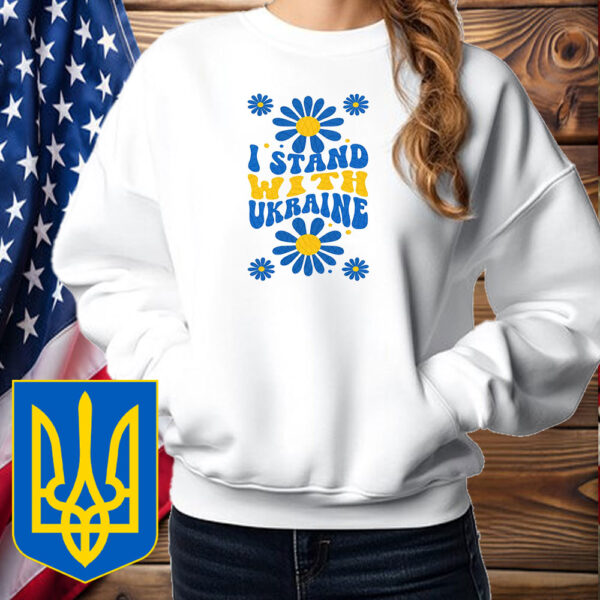 Support Ukraine, I Stand With Ukraine Flag T-Shirt