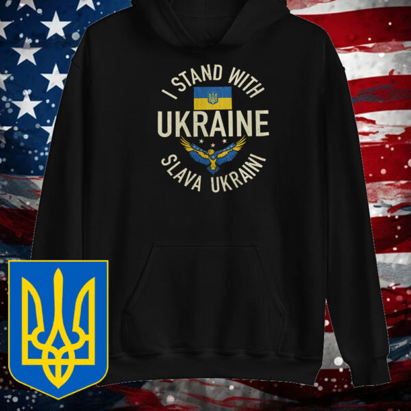 Support Ukraine I Stand With Ukraine Slava Ukraini T-Shirt