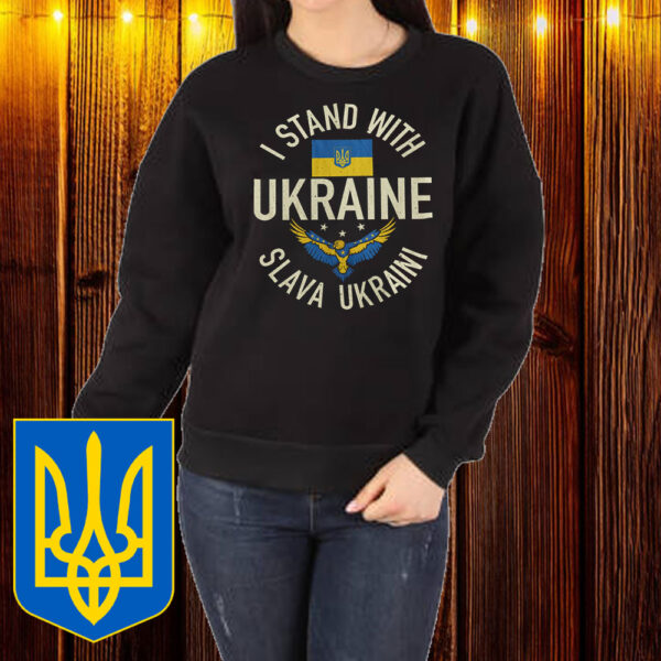 Support Ukraine I Stand With Ukraine Slava Ukraini T-Shirt