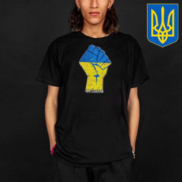 Ukraine Flag Fist T-Shirt