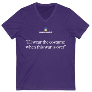 United24 I'll Wear The Costume When The War Is Over V-Neck