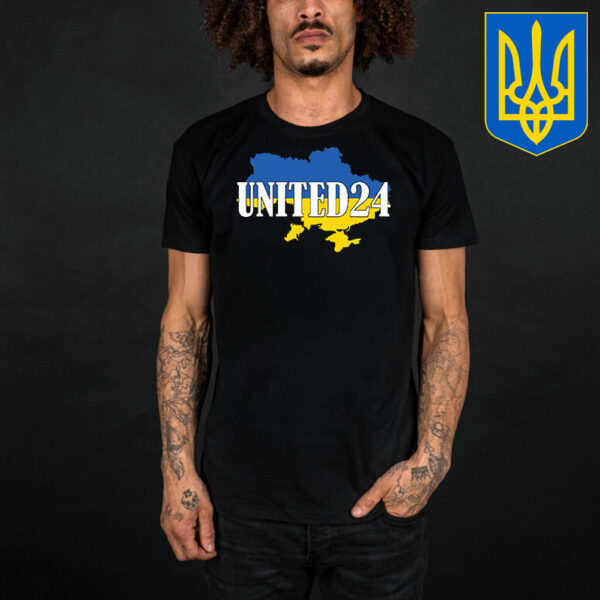 United24 Zelensky, I Stand With Ukraine T-Shirt