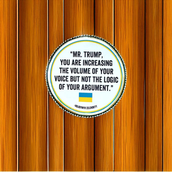 You are increasing the volume of your voice but not the logic of your argument sticker