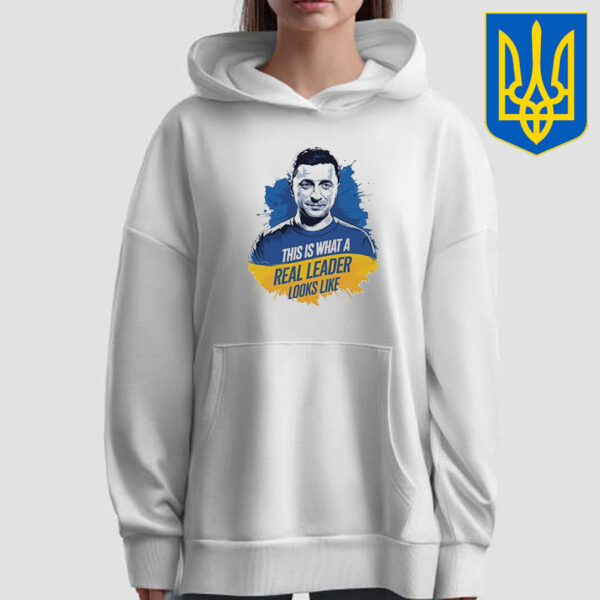 Zelensky I Stand With Ukraine This Is What A Real Leader Looks Like T-Shirt