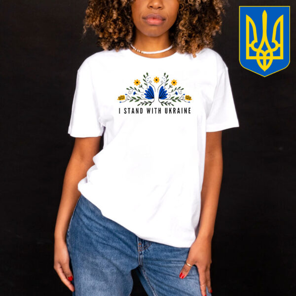 flower I Stand With Ukraine T-Shirt